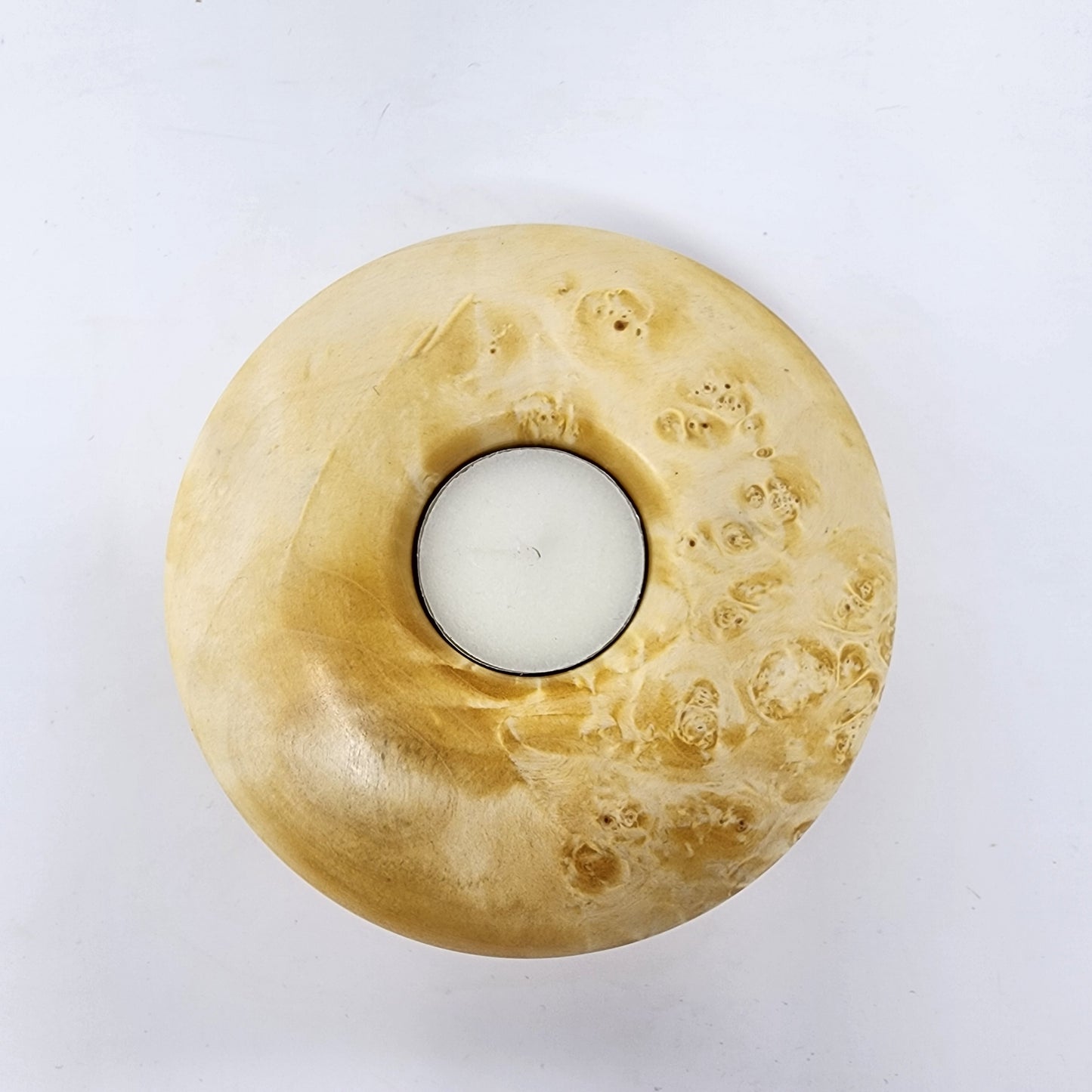 Birch Burl Candle Holder