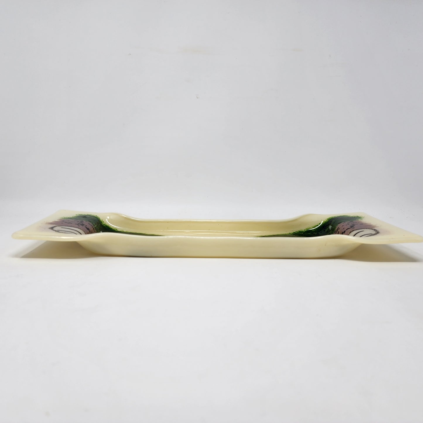 Trout Head Glass Platter