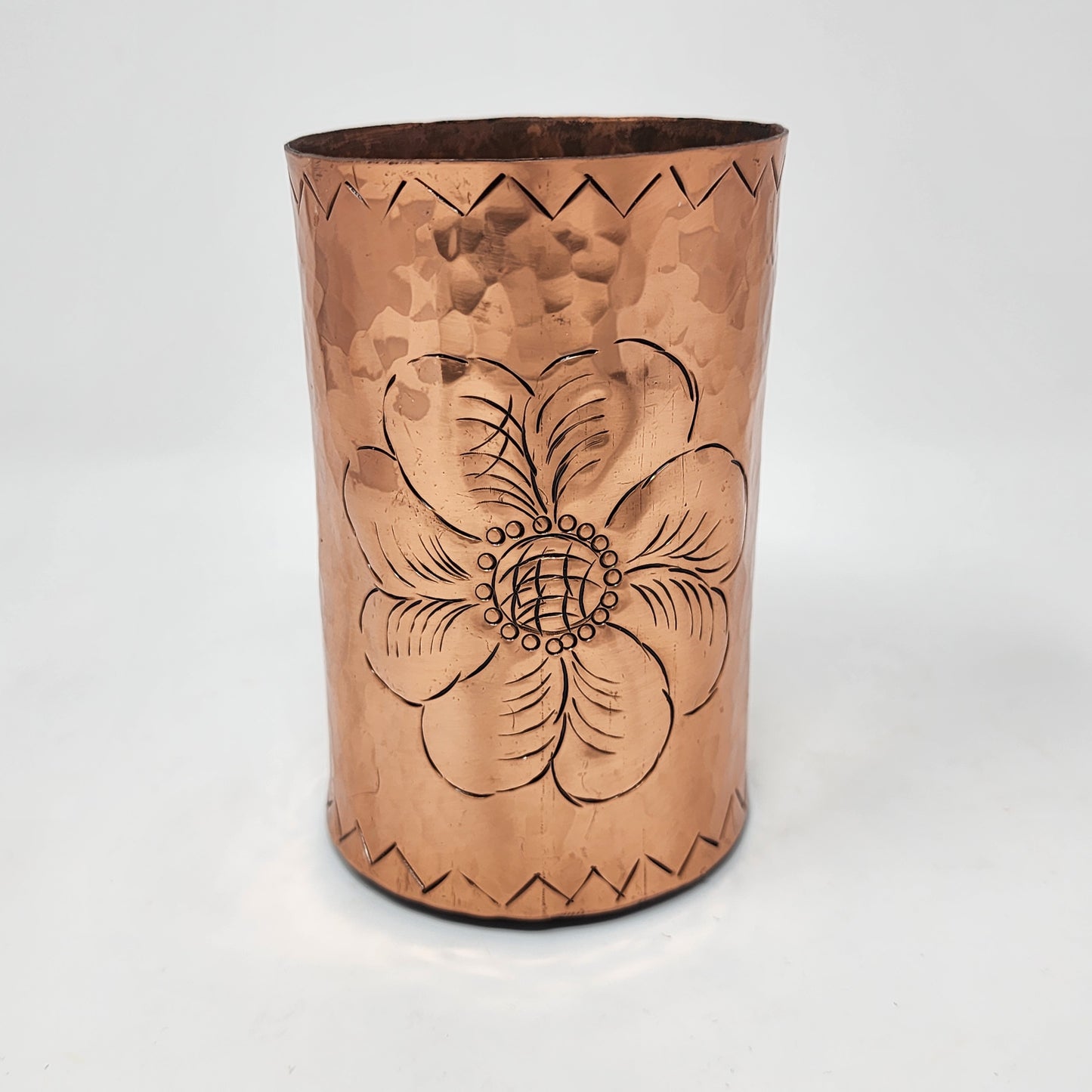 Copper Cup Pencil Holder