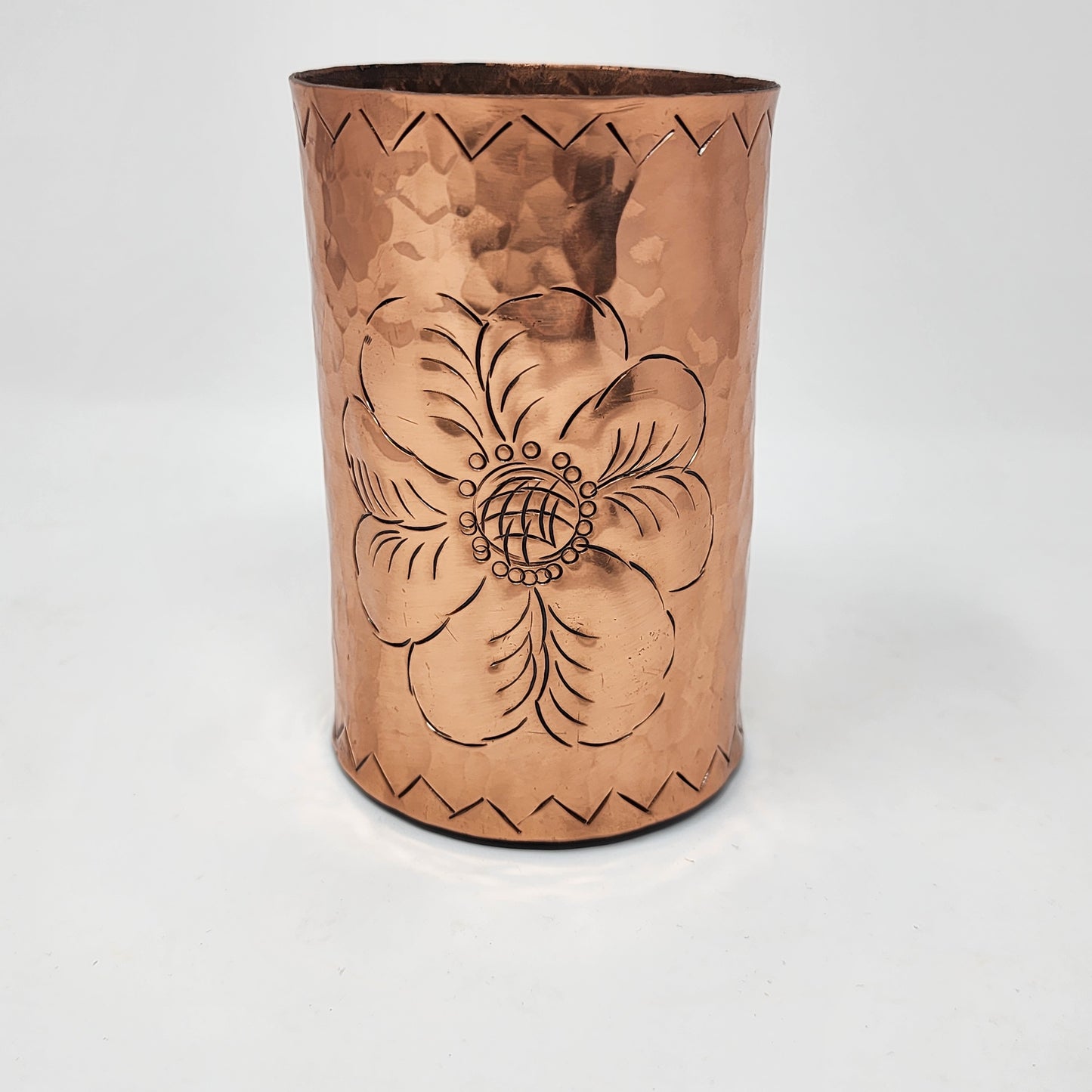 Copper Cup Pencil Holder