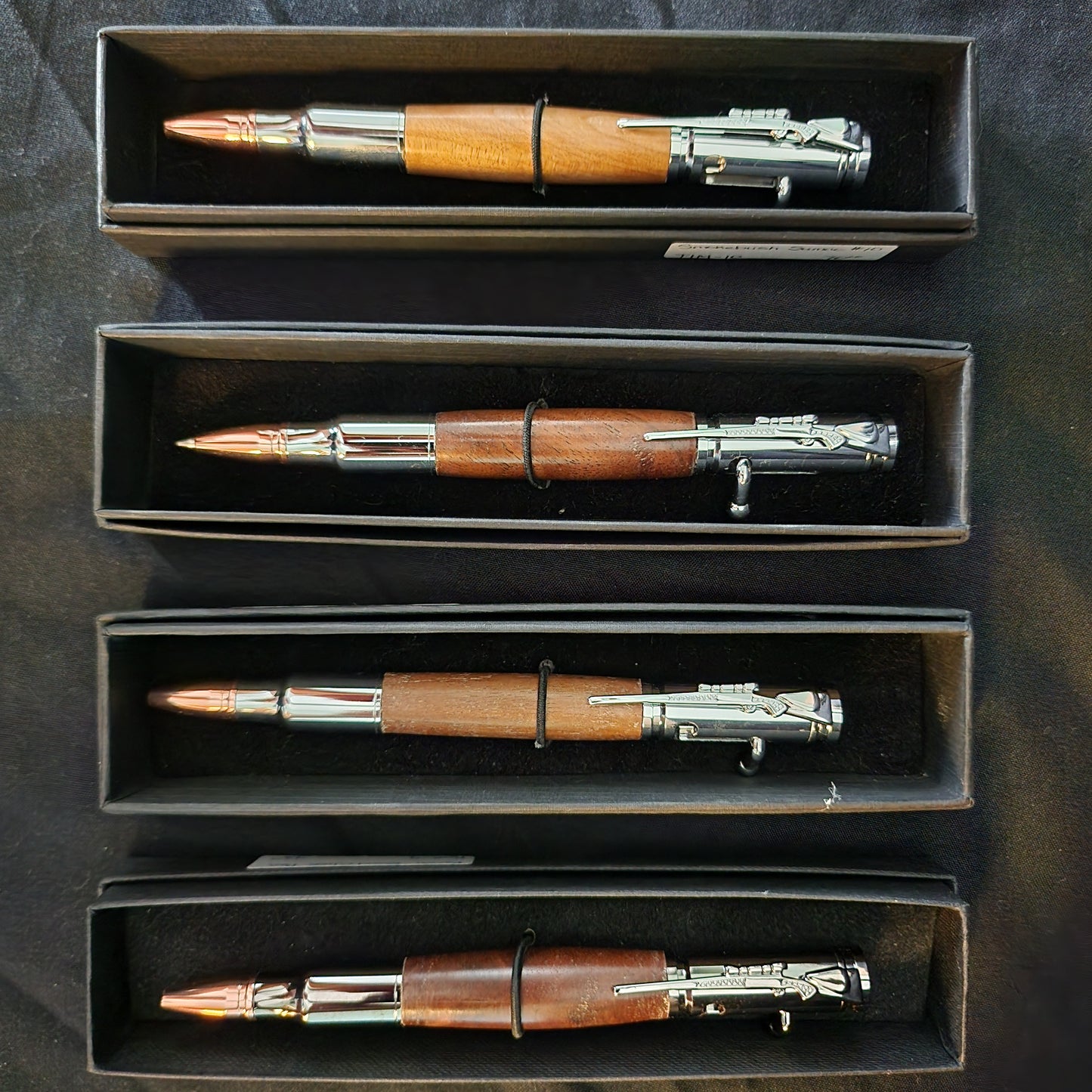 Novelty Rifle Pens with Wood Turned Handle
