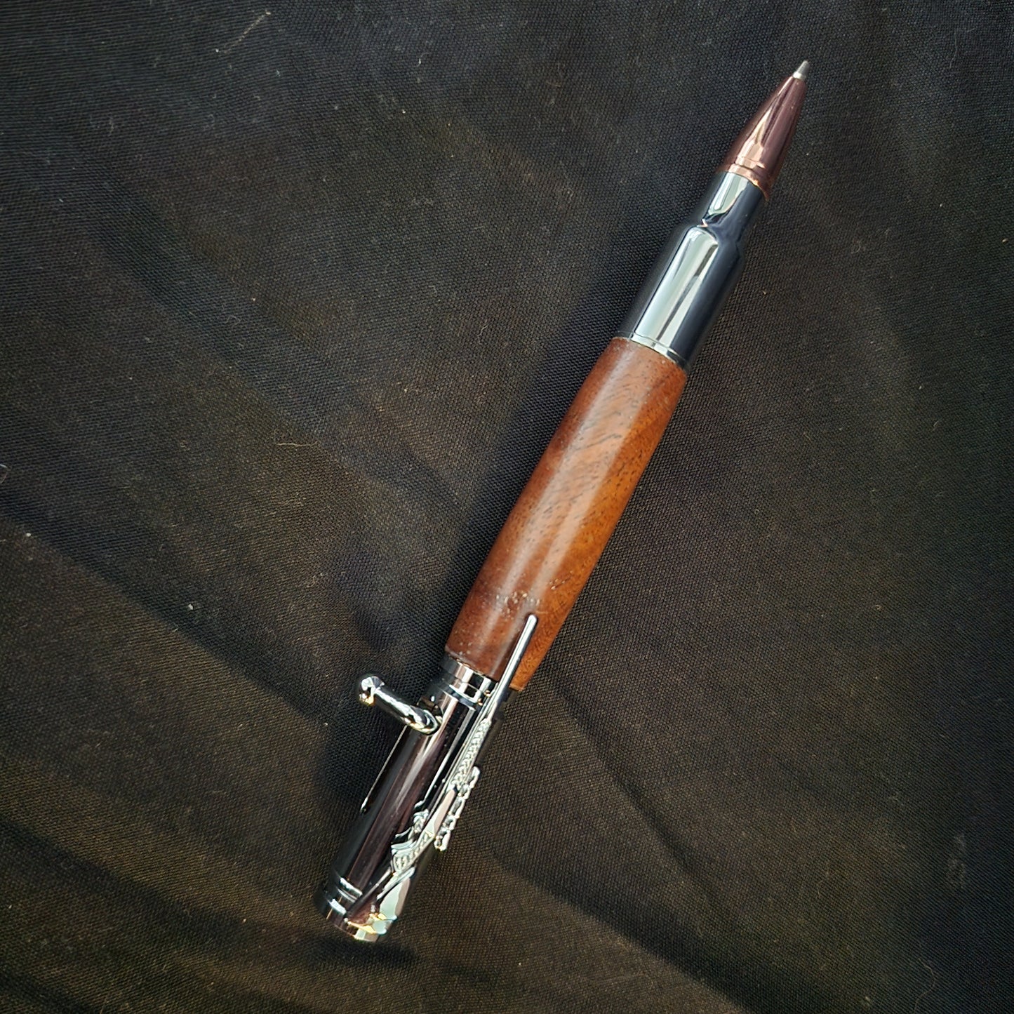 Novelty Rifle Pens with Wood Turned Handle