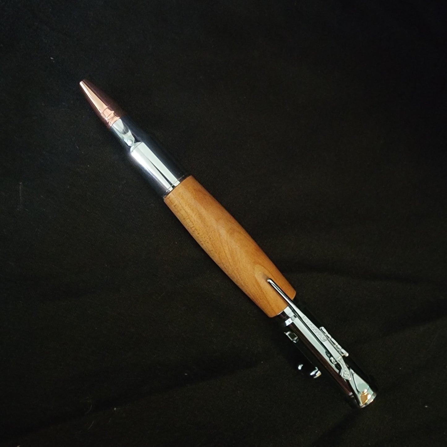 Novelty Rifle Pens with Wood Turned Handle
