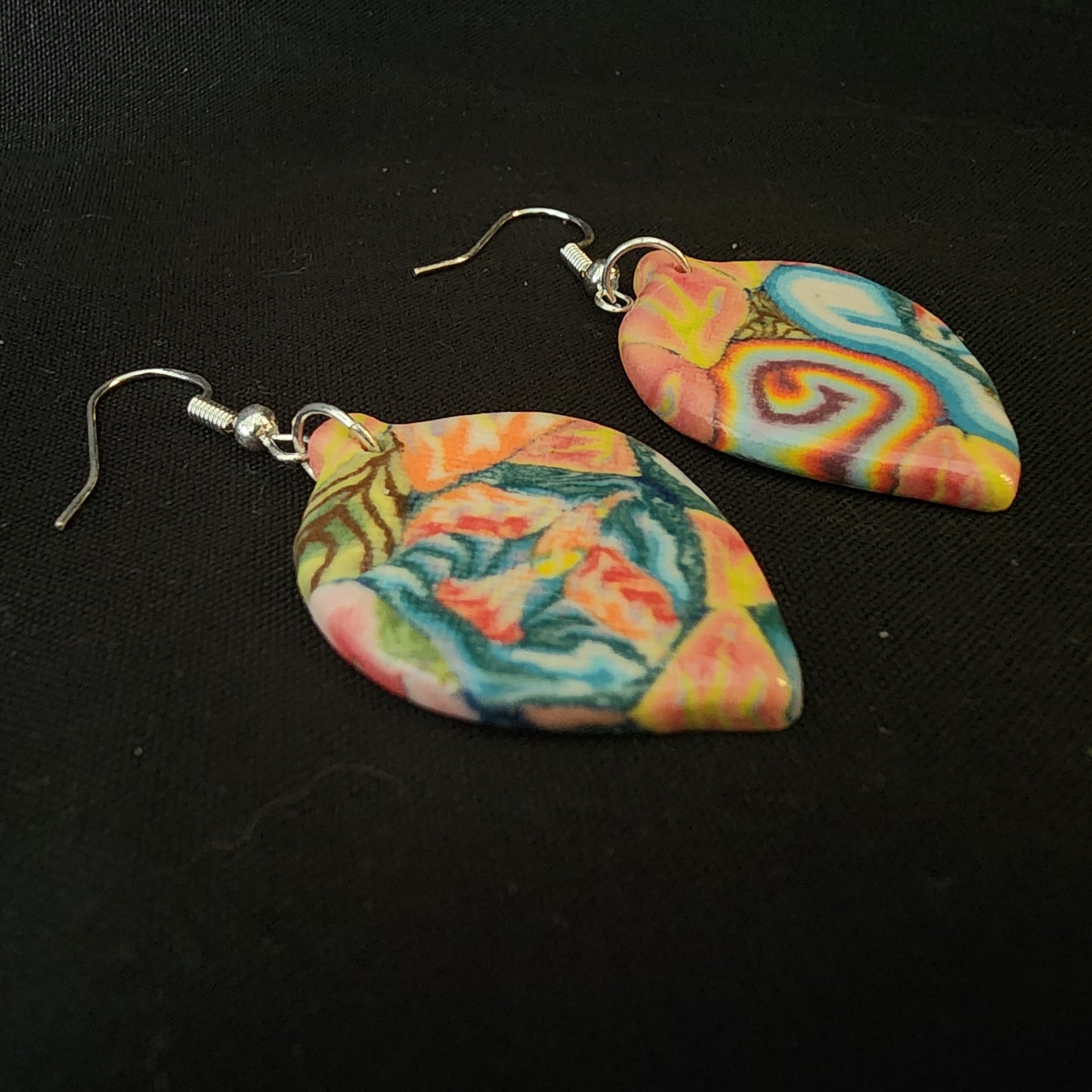Ornament Ceramic Earrings