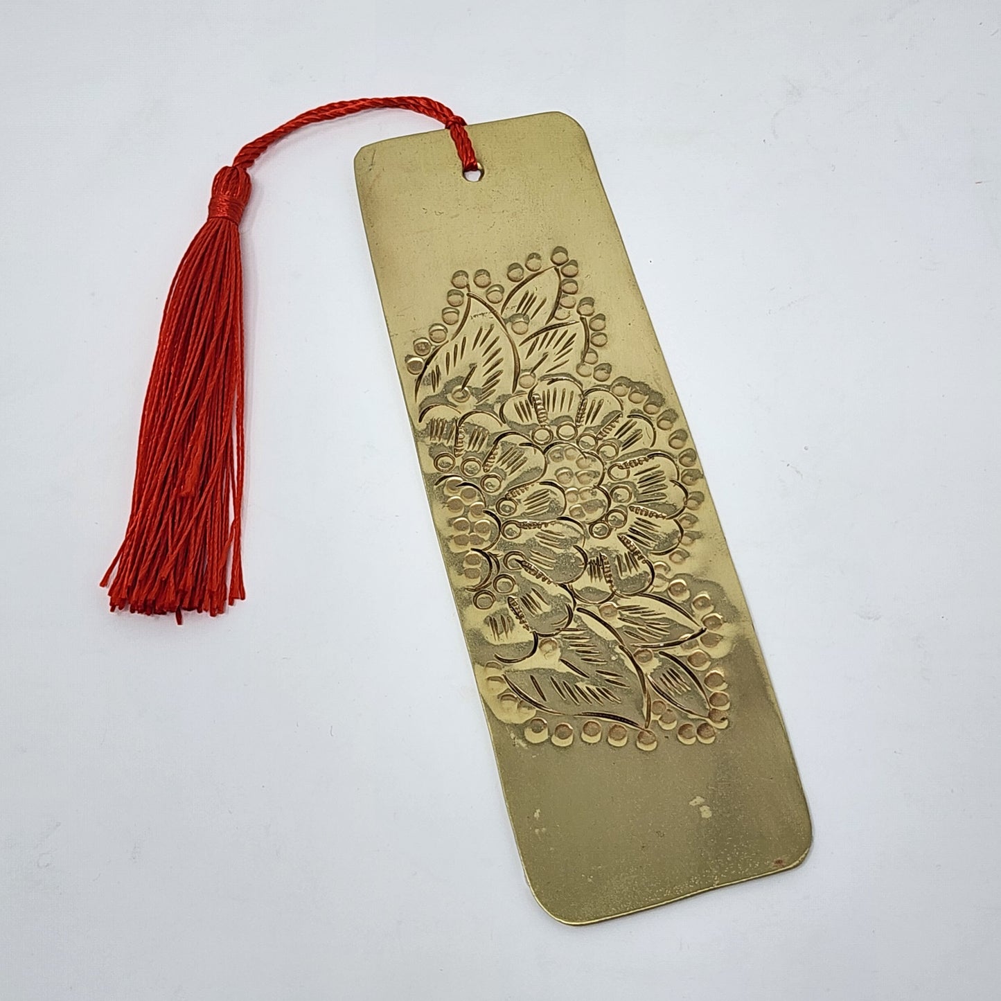 Brass Engraving and Bookmark