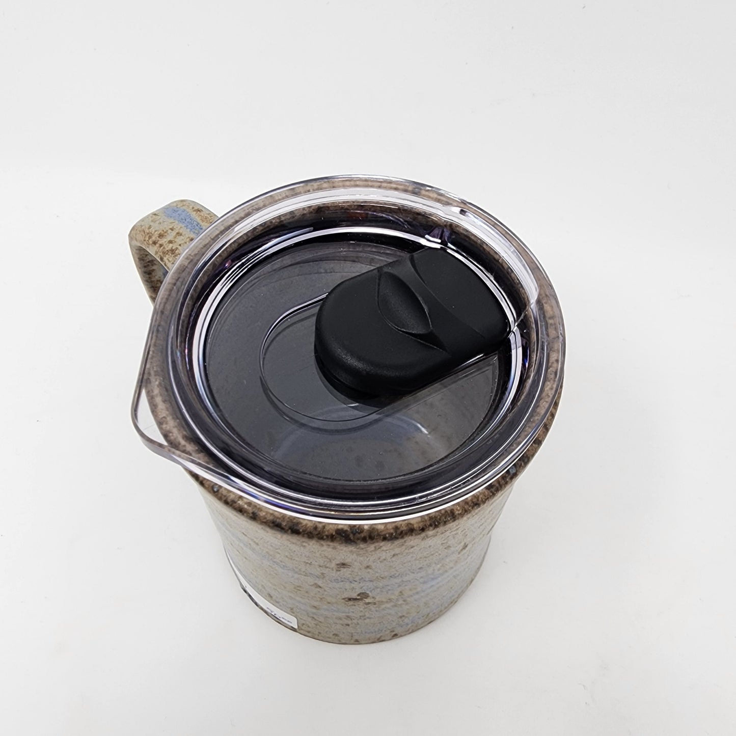 Rustic Blue Design Travel Coffee Mug