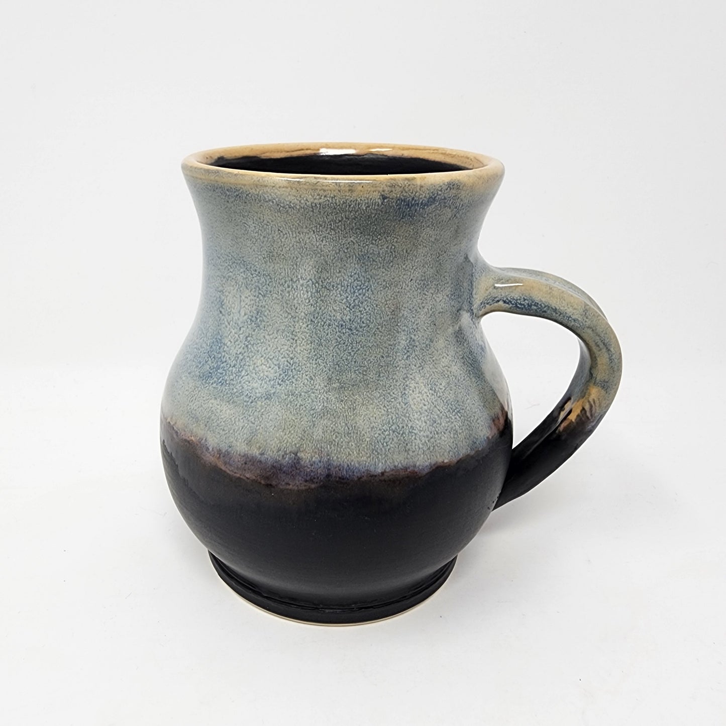 Grey and Black Vase Shaped Mug