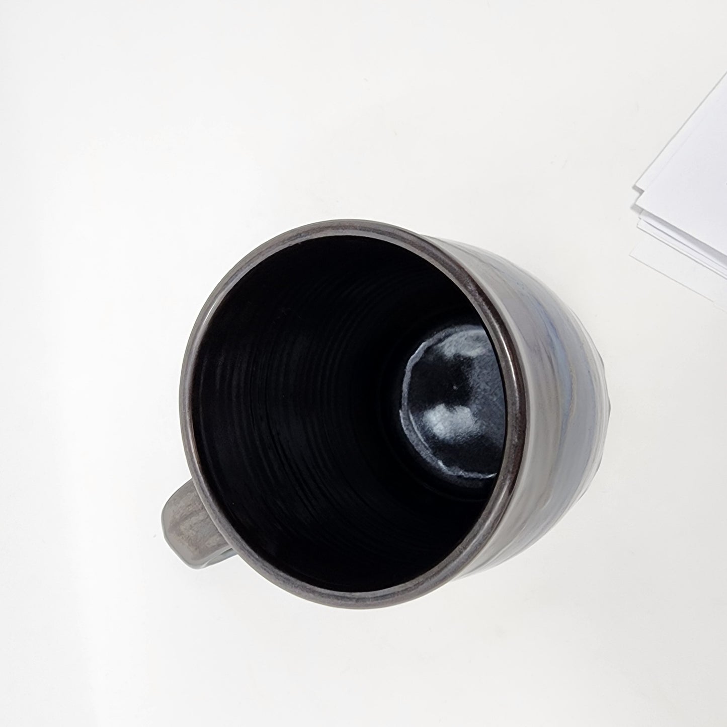 Multi Toned Blues with a White Base Mug