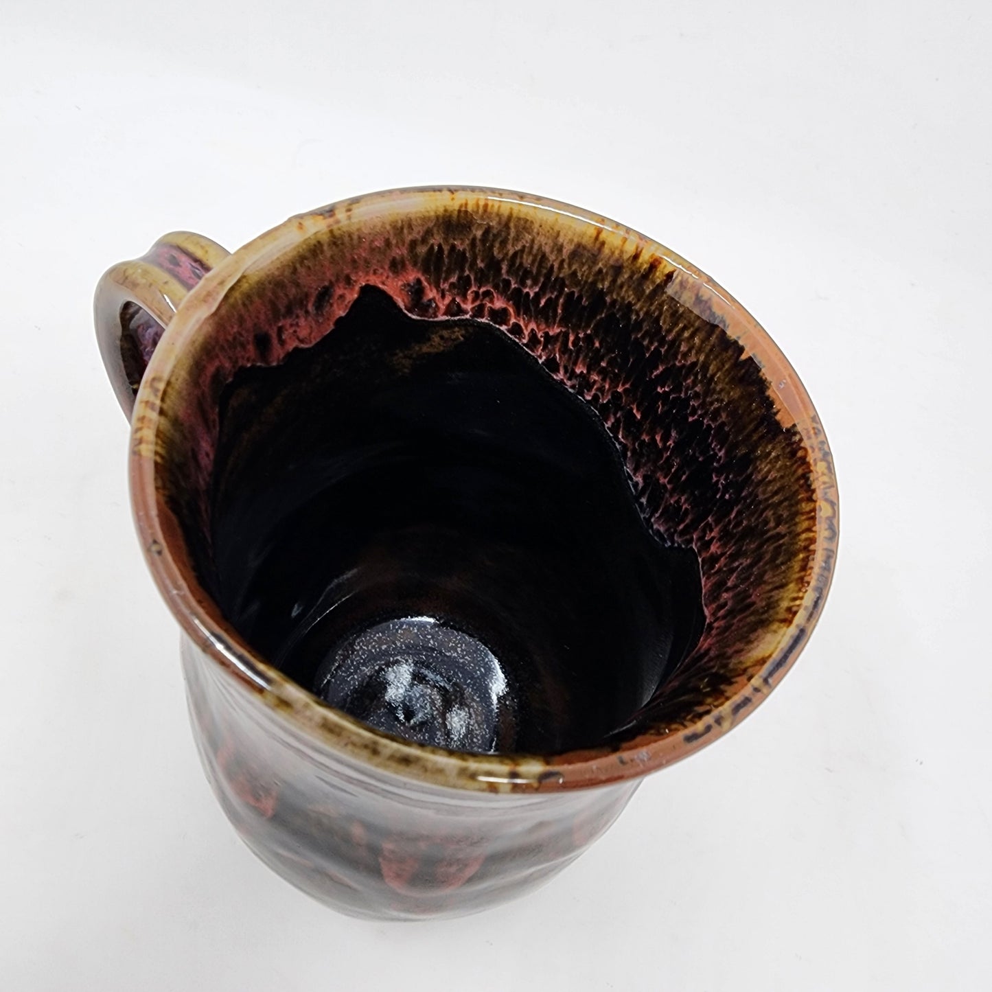 Dark Red Drip Mug