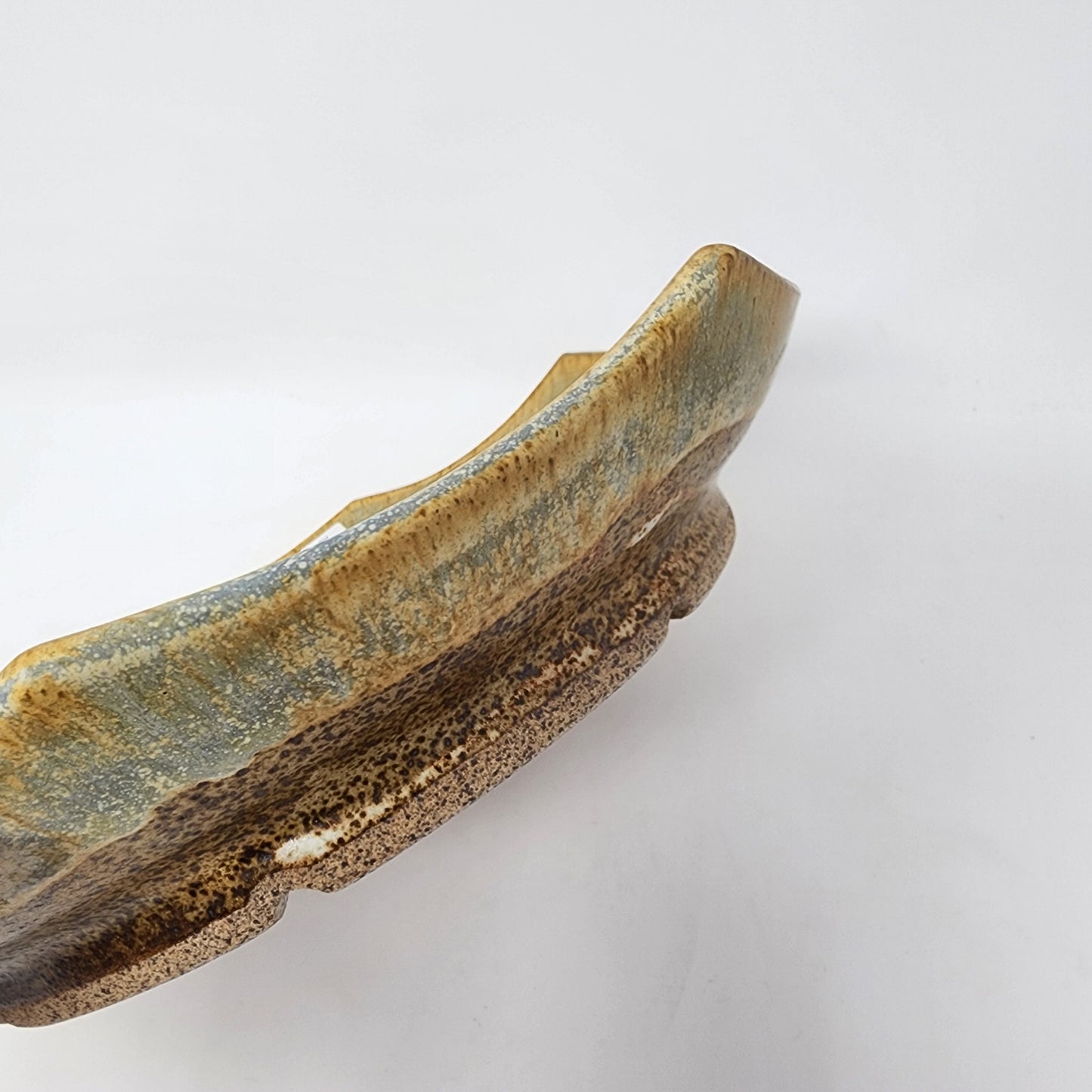 Earthy Angled Edging Serving Plate