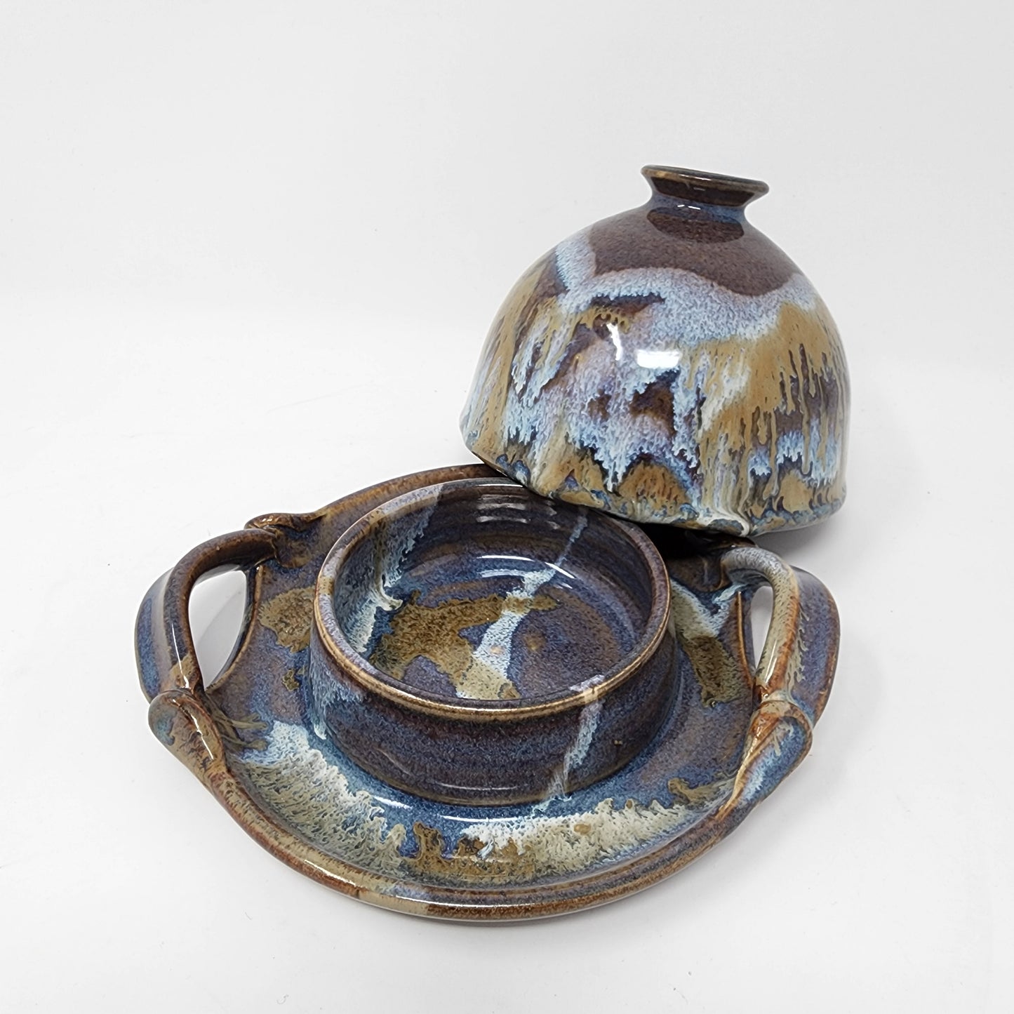 Drip Glaze Butter Dish
