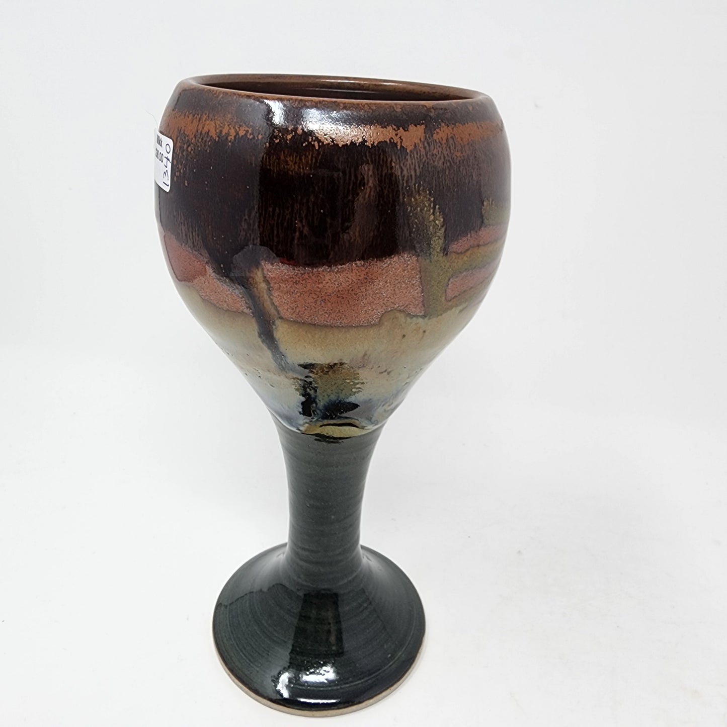 Burgundy Beige Wine Goblet