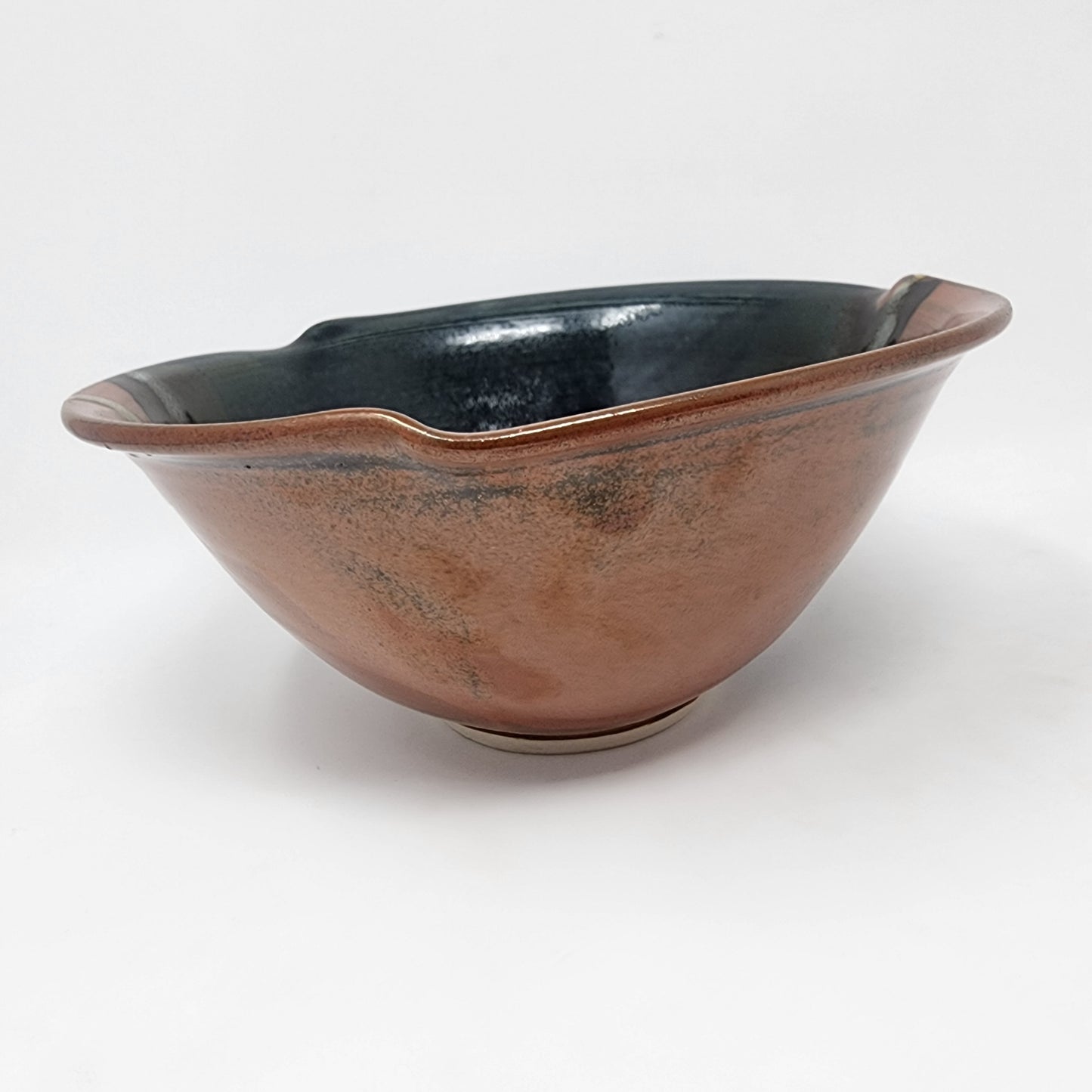 Burgundy Dark Blue Bowl