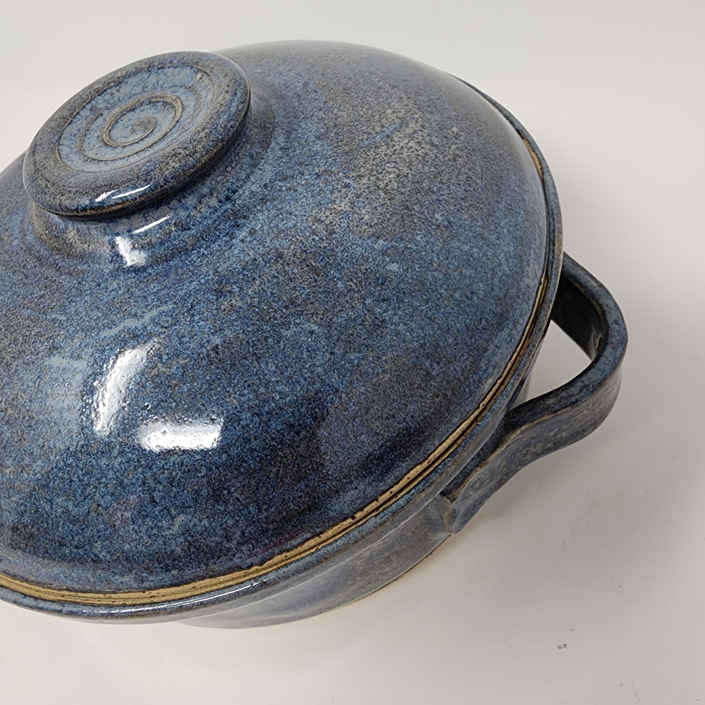 Blue Stone Glazed Casserole Dish