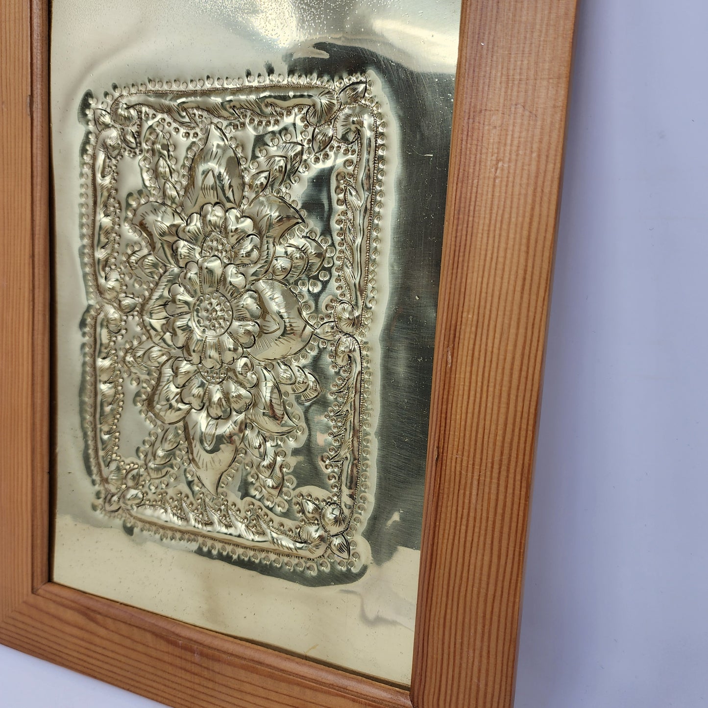 Light Framed Brass Art