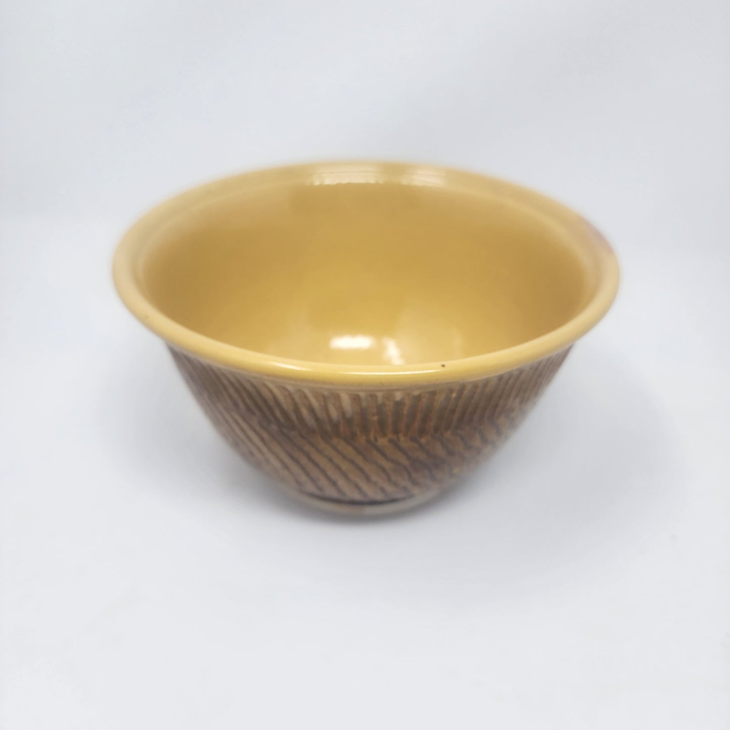 Yellow Textured Bowl