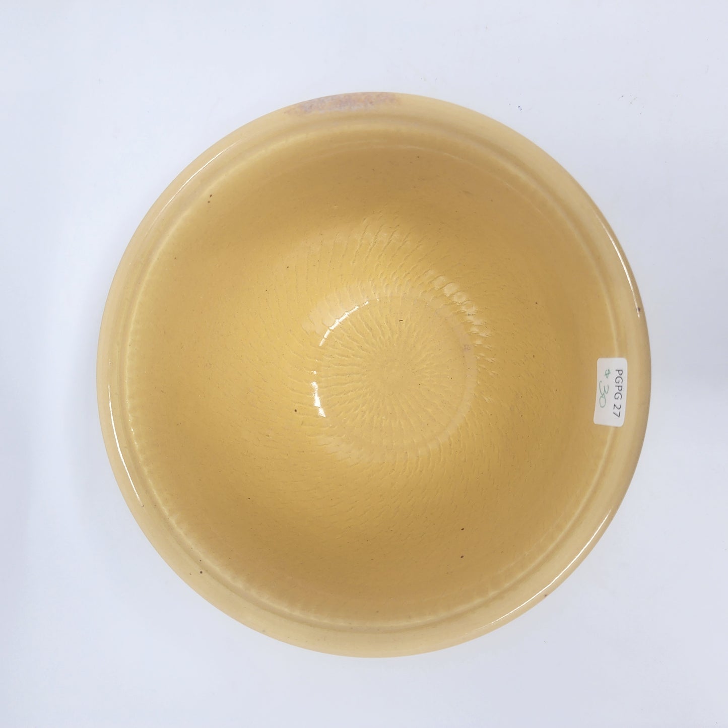 Yellow Textured Bowl