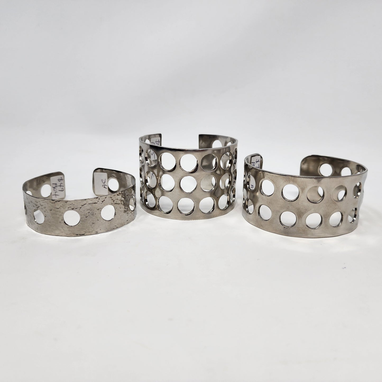 Circle Design Silver Bracelets