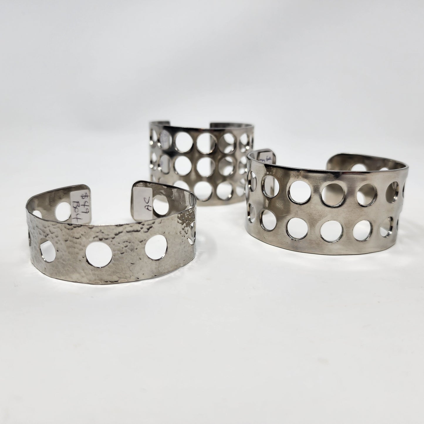 Circle Design Silver Bracelets