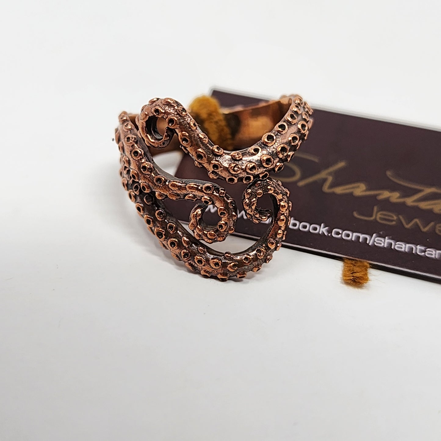 Copper Tentacle Steampunk Ring