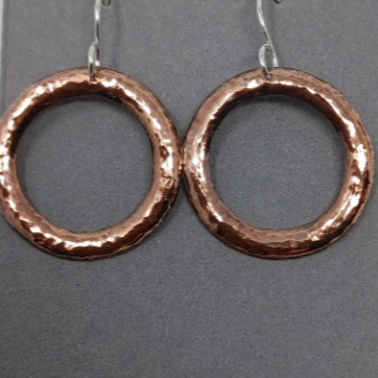 Earrings - Cooper Hoop