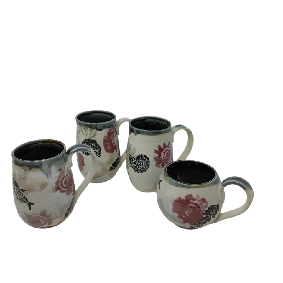 Fossil Mug and Fossil Latte Cup