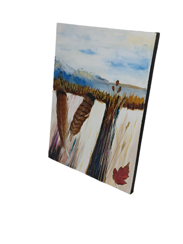 Dunes - Painting, Mixed Media