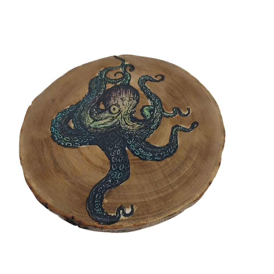 Wood Slab Squid