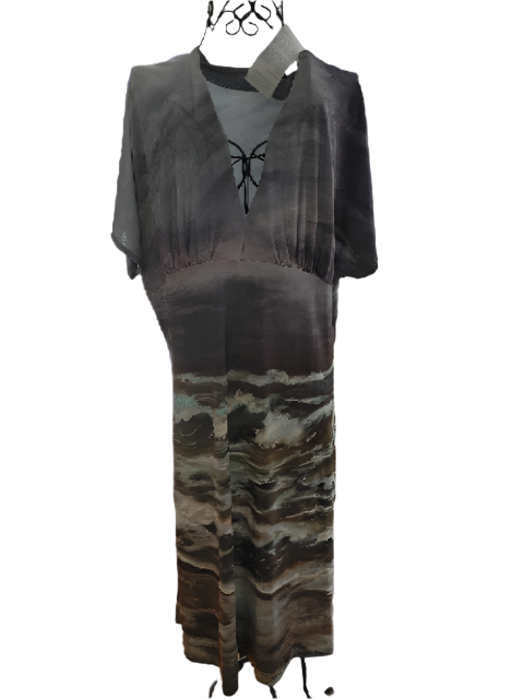 Saran V Neck Dress