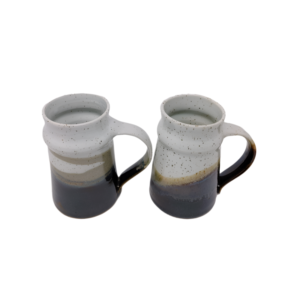 White/Green Mug