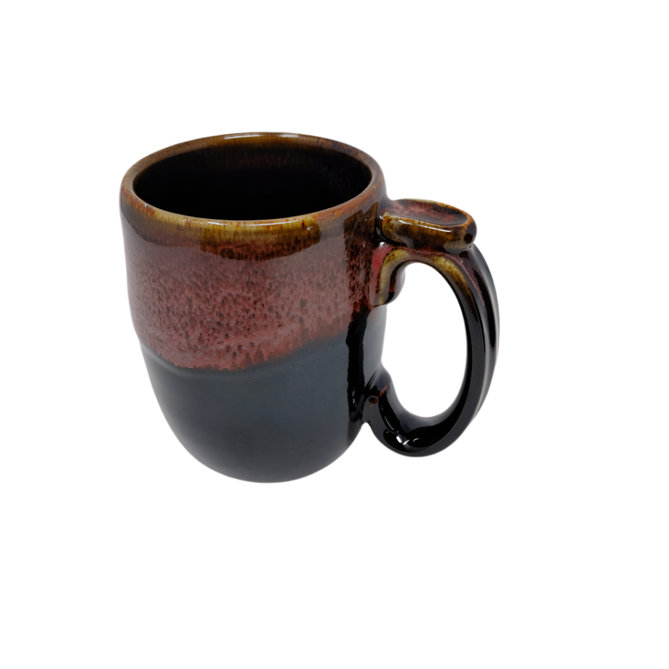 Black W Red Mug