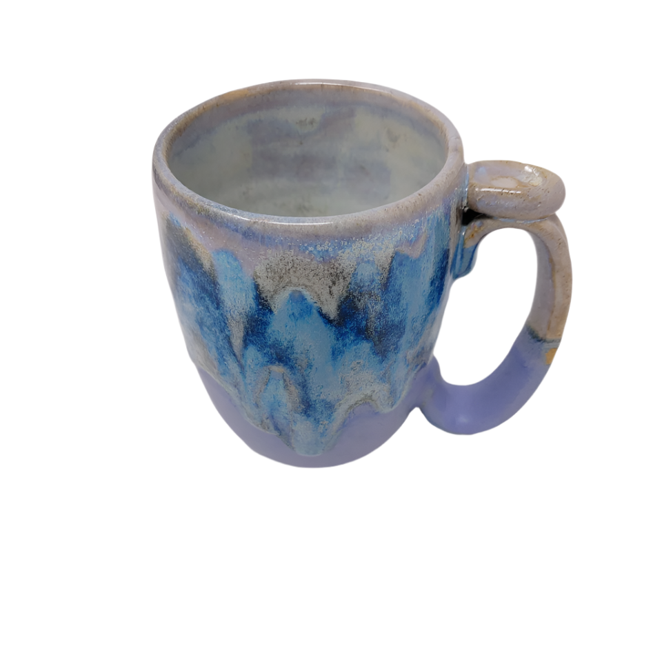 Periwinkle Dribbles Mug