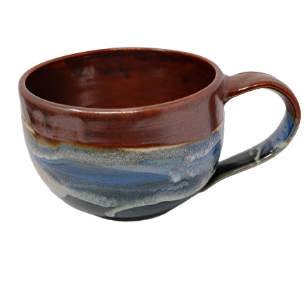 Copper Green Soup Mug