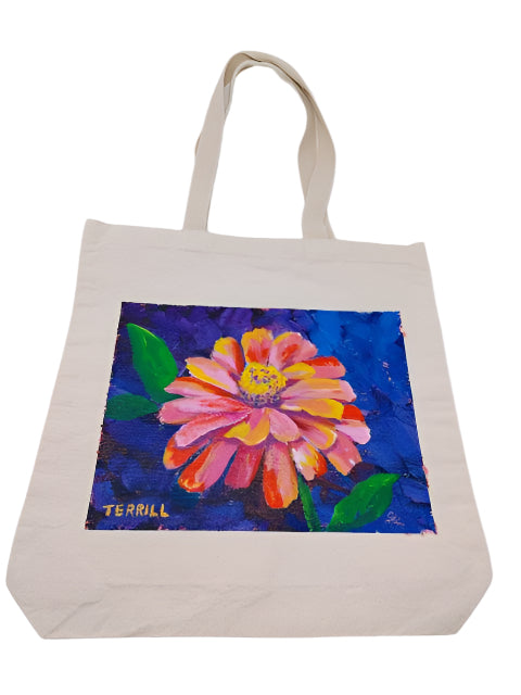 Canvas Floral Tote