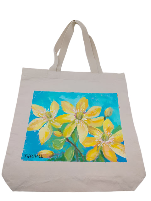 Canvas Floral Tote