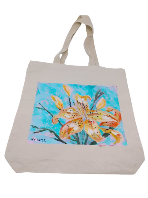 Canvas Floral Tote