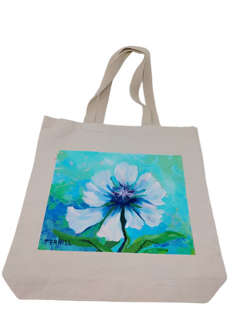 Canvas Floral Tote