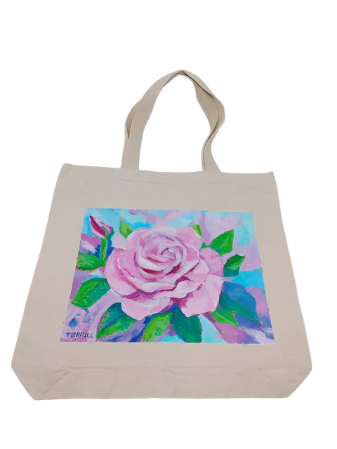 Canvas Floral Tote