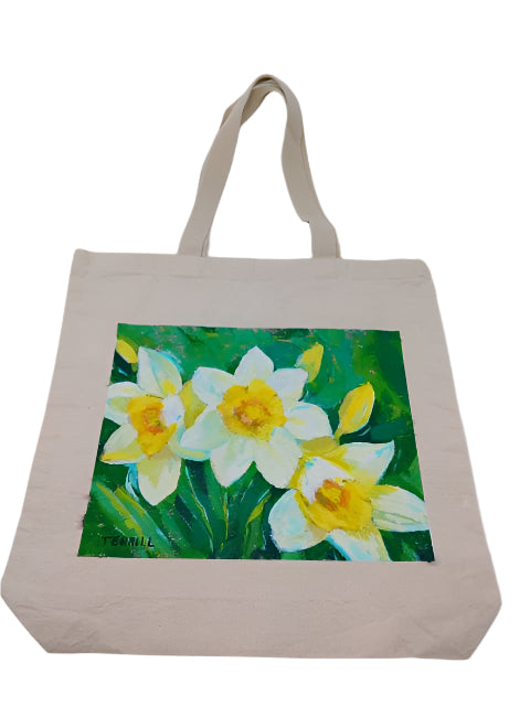Canvas Floral Tote