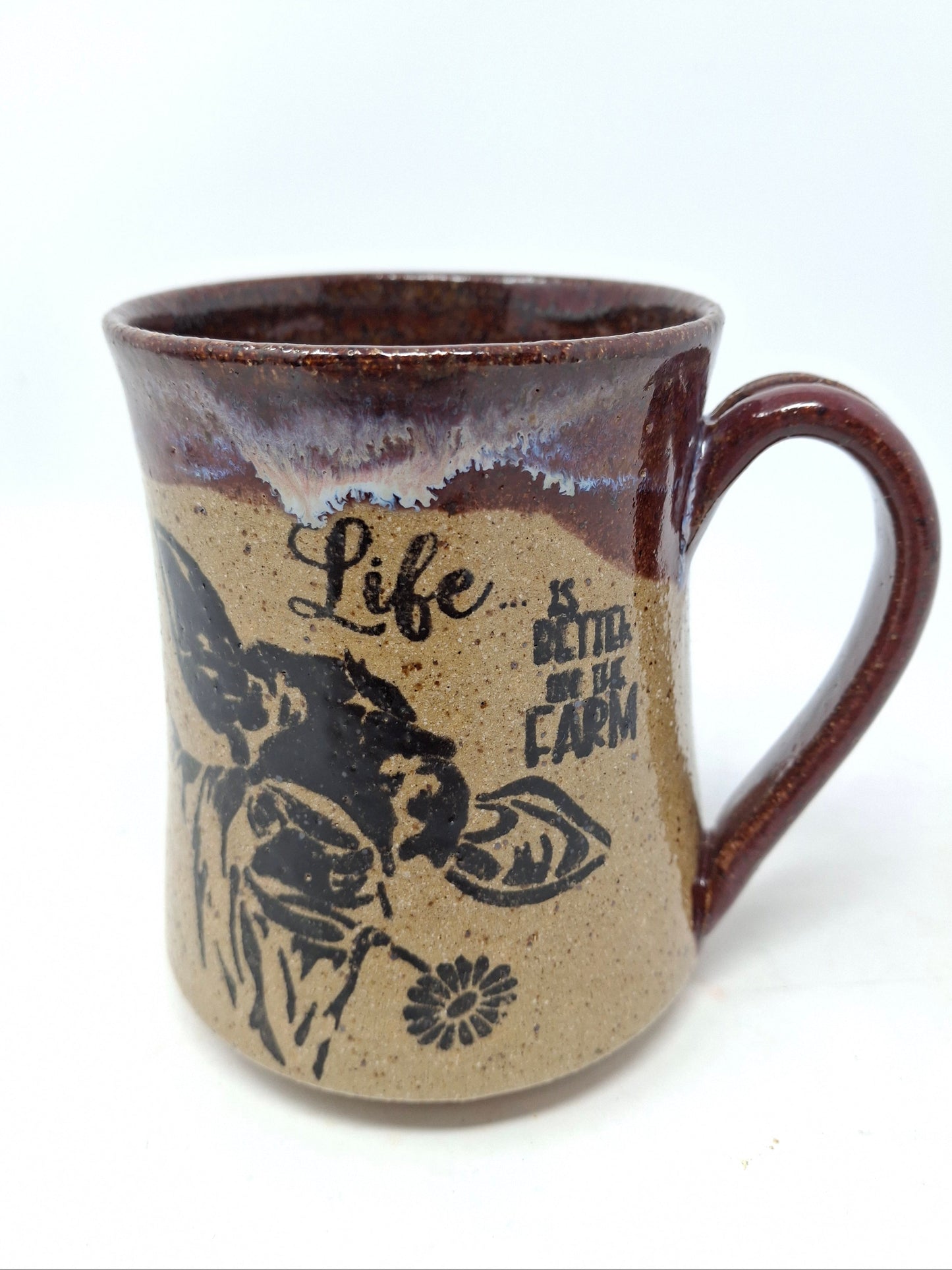Cow "Life is Better on the Farm" Mug