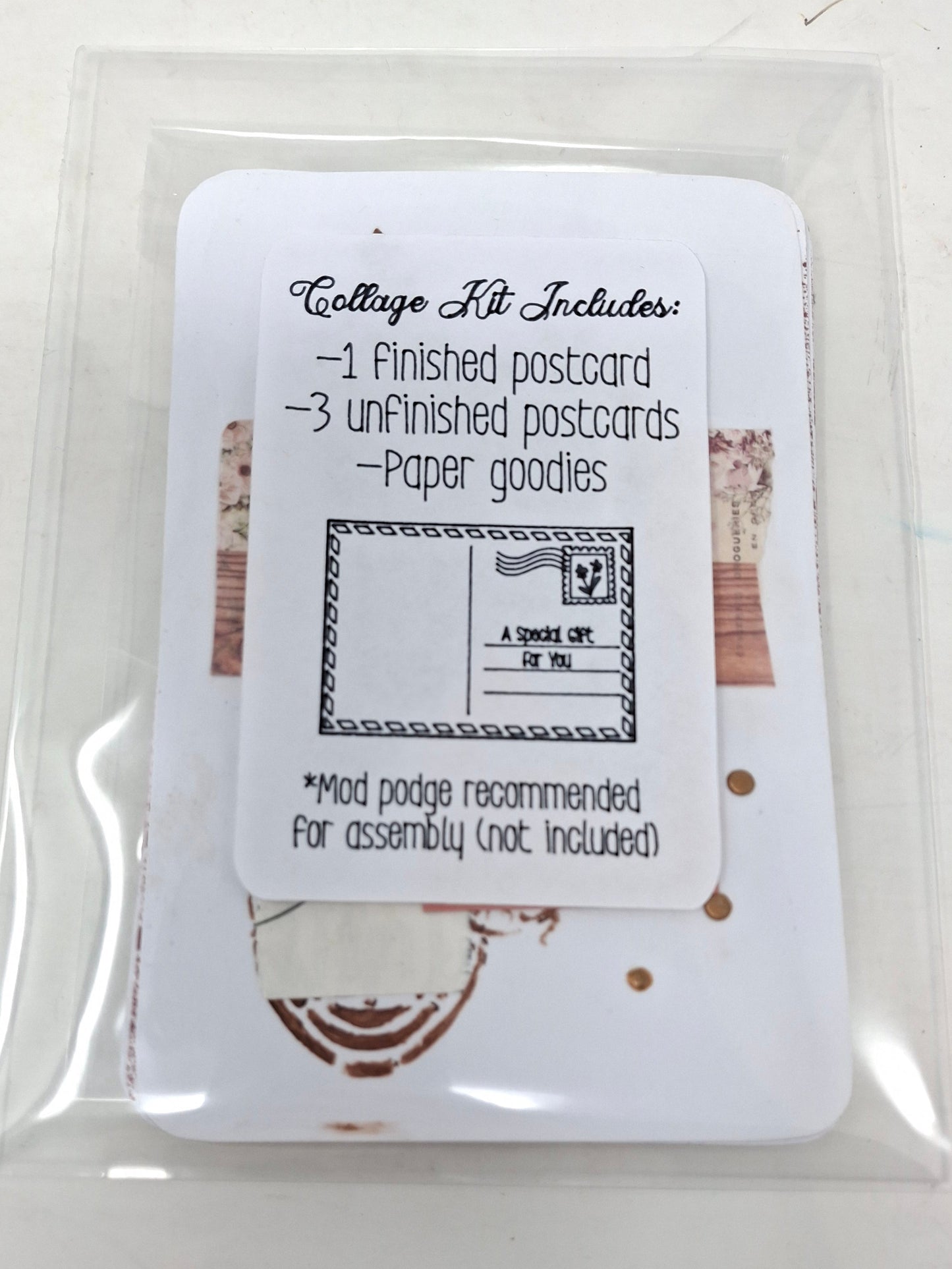 Postcard - Collage Art Kit