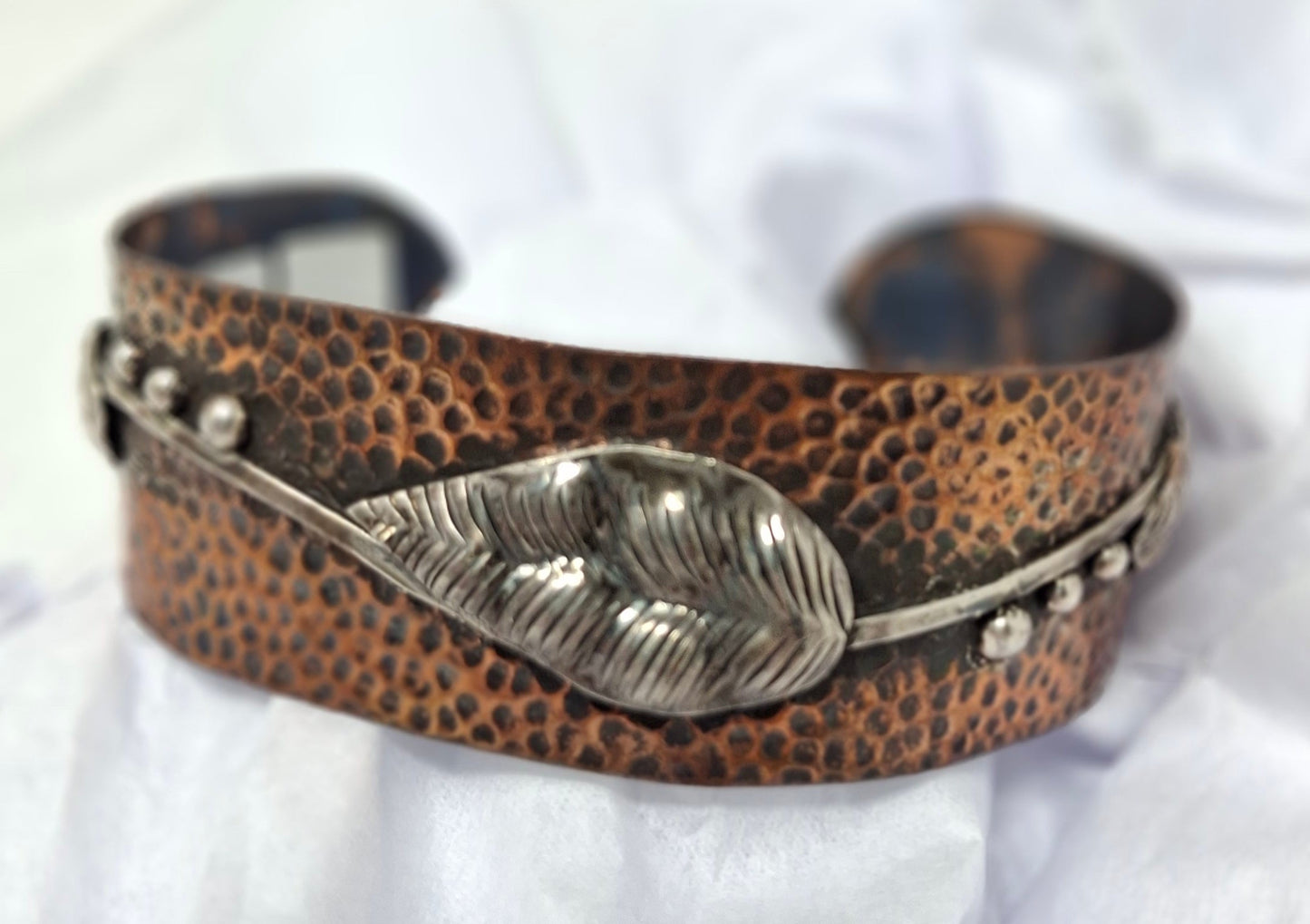 Bracelet - copper and sterling silver