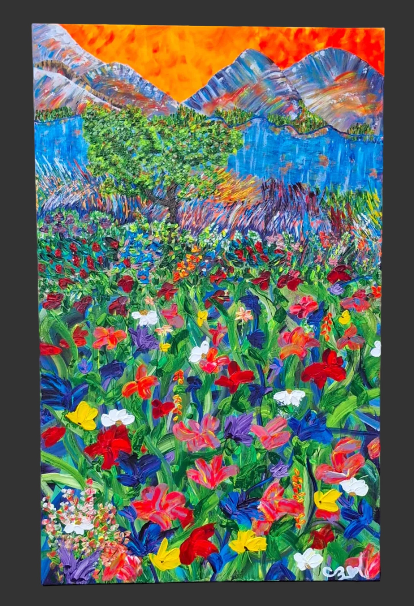 "Gratitude for All Things" Acrylic Painting
