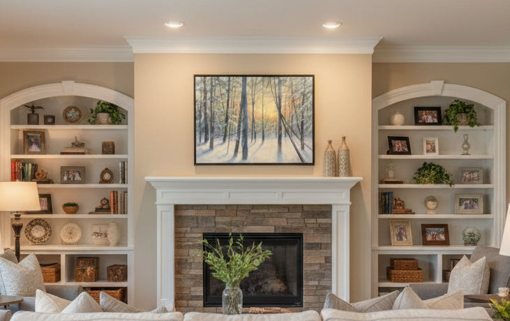 Evening Light - oil painting on canvas