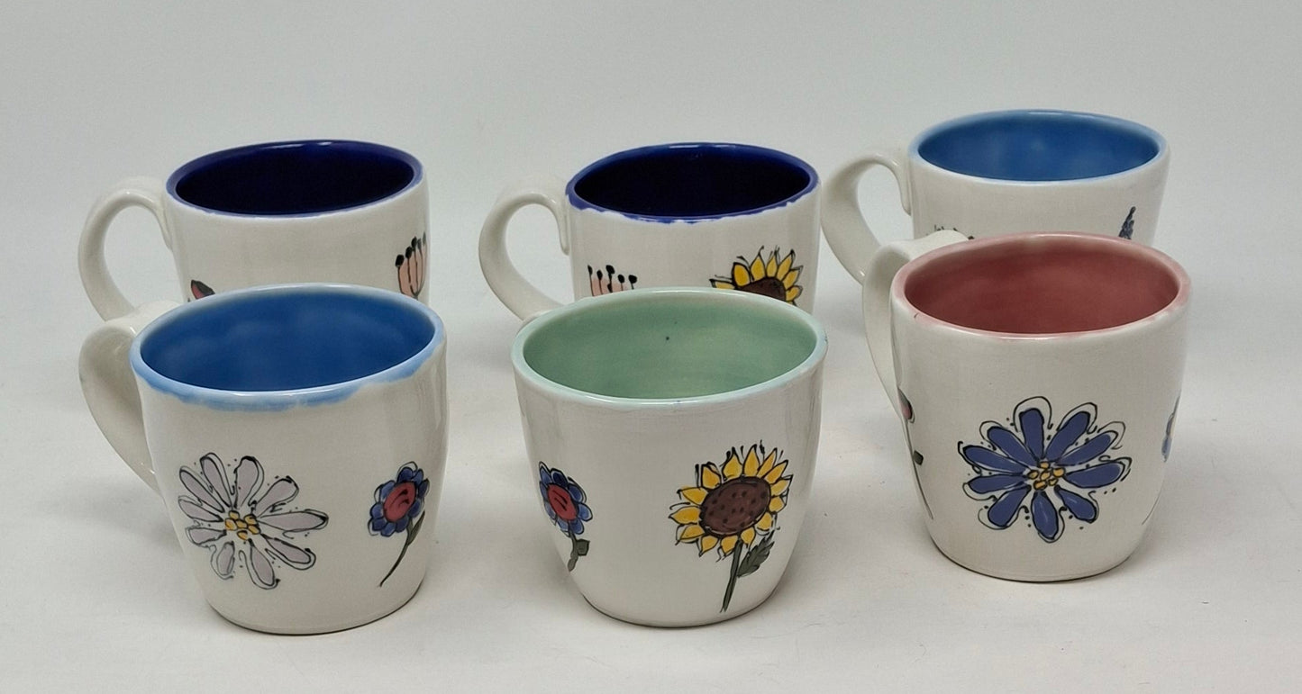 Flower Mugs
