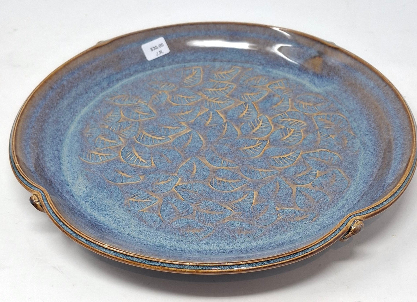 Textured Plate - Blue