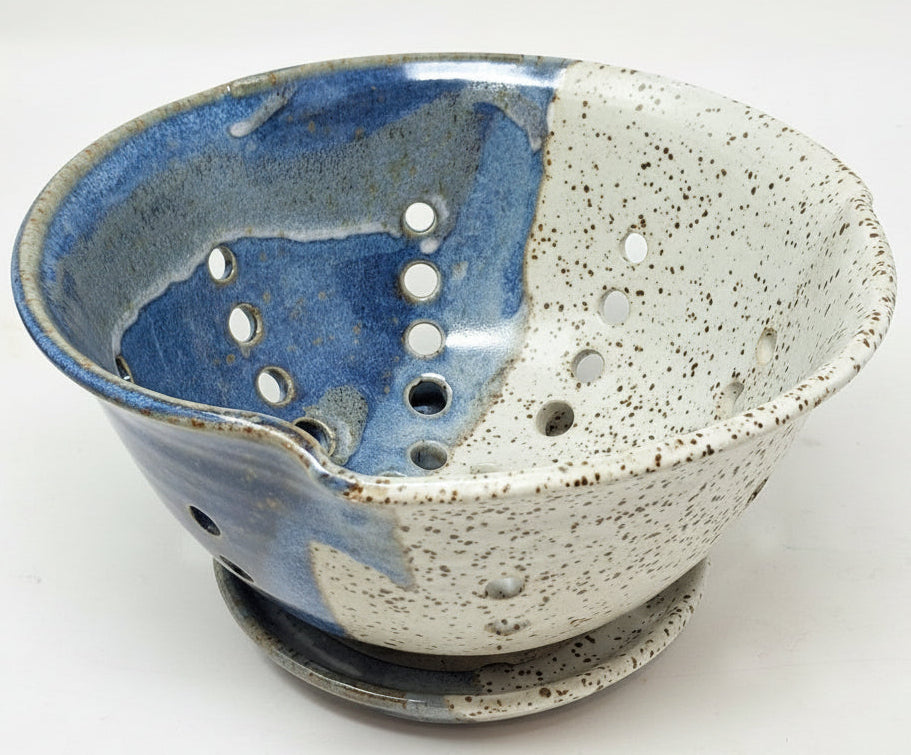 Berry Bowl - blue and white