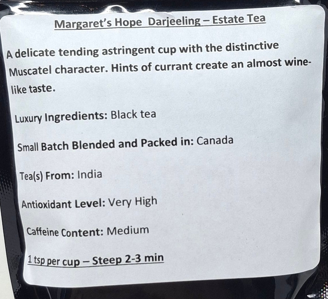Kathlene's Teahouse - Margaret's Hope Darjeeling