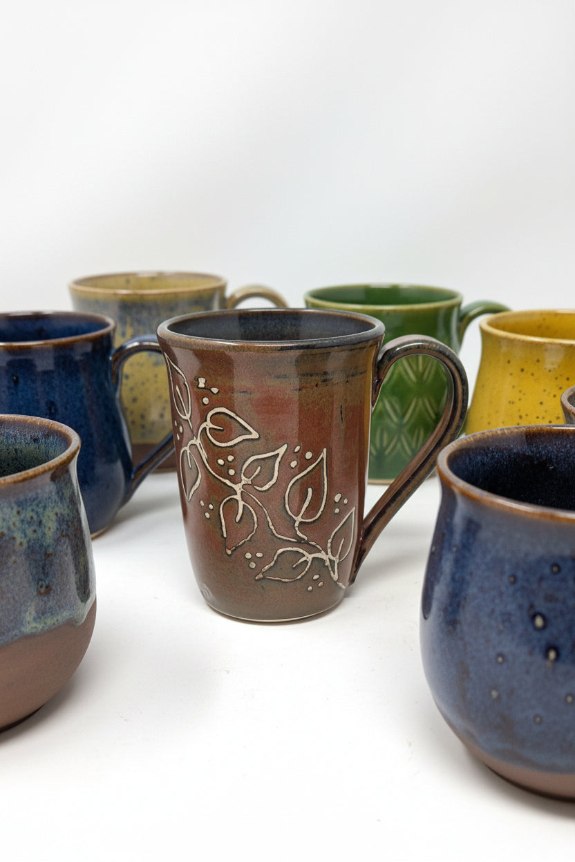 mug - Rustic Leaves