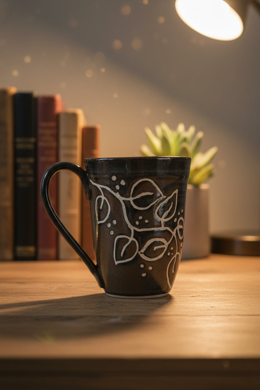 mug - Rustic Leaves